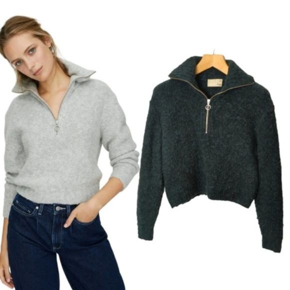 Aritzia Sweaters - Aritzia Wilfred Free Gwyneth Half Zip Sweater
